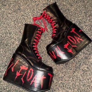 Dollskill x WB Horror It Pennywise you’ll float too boots size 10